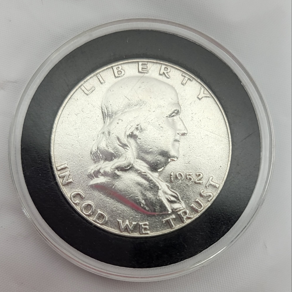 Vintage 1952 Franklin, Liberty Half Dollar W/Case